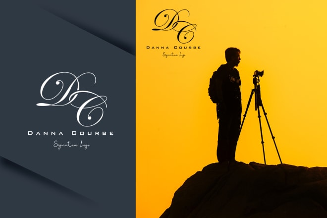 I will design stunning fancy signature logo