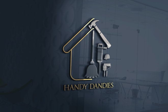 I will design unique home decor or handyman logo