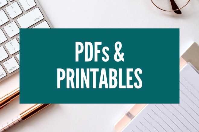 I will design your lead magnets, worksheets, and other pdfs