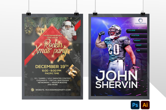 I will design your poster in a unique way