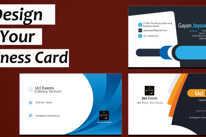 I will design your professional business card, visiting card