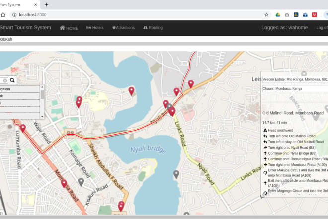 I will develop a leaflet map to visualise data