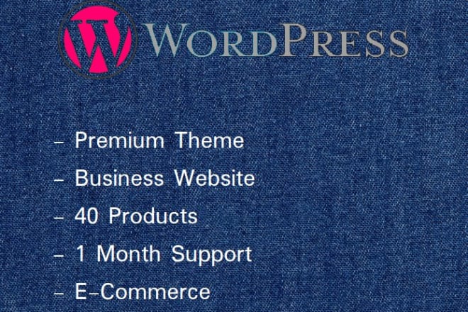 I will develop a wordpress website from scratch