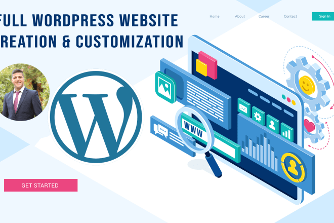 I will develop amazing wordpress website with custom design