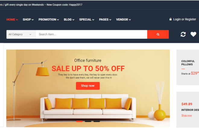 I will develop e commerce wordpress store website