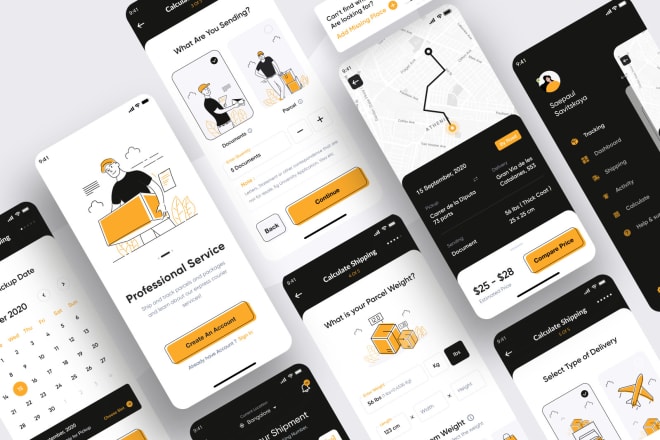 I will develop for courier service app with gps tracking