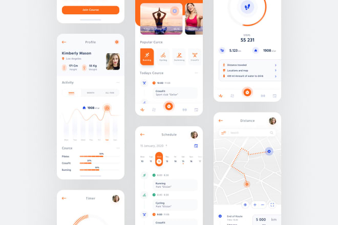 I will develop for you fitness app like gym yoga on demand
