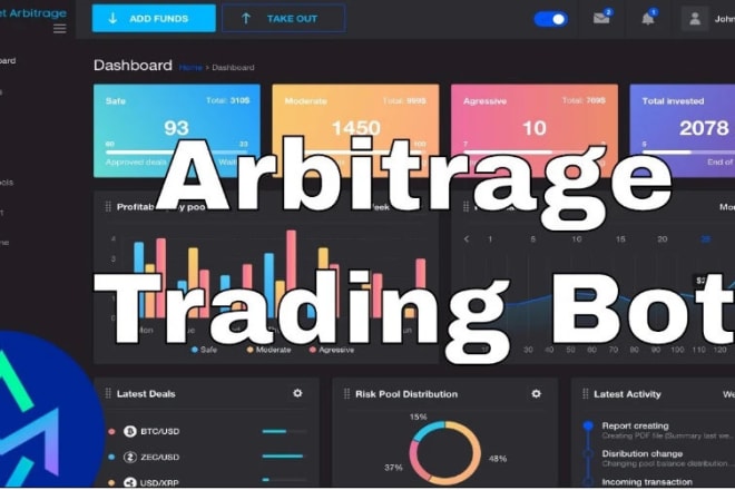 I will develop highly profitable cryptocurrency arbitrage trading bot