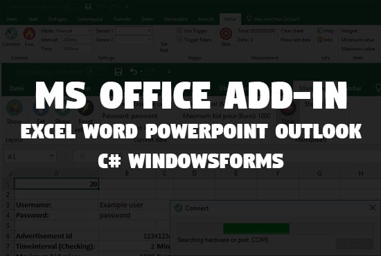 I will develop office addins and plugins for excel, word, powerpoint, outlook