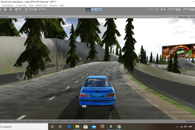 I will develop unity 3d game