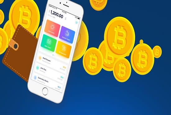 I will develop wallet app, crypto wallet app, bitcoin wallet app