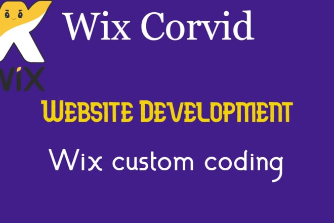 I will develop wix website do custom coding using velo