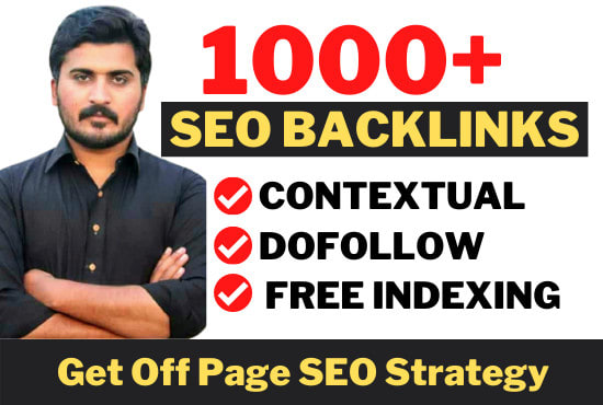 I will do 1000 high quality contextual SEO dofollow backlinks service