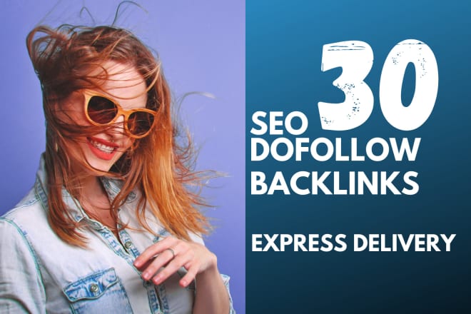 I will do 30 anchor text SEO dofollow backlinks, link building