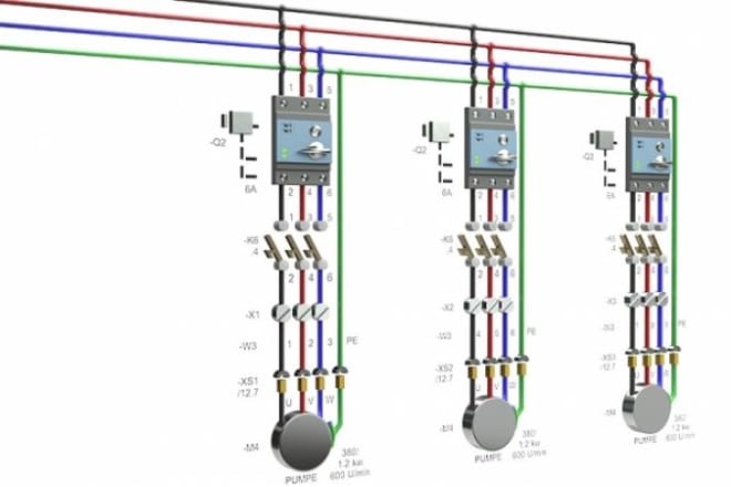 I will do 3d electrical drawings with autocad