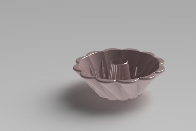 I will do a 3d model of cake mold