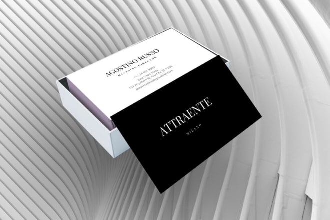 I will do a stunning business card in 24 hours
