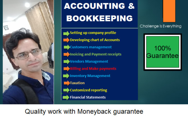 I will do accounting and bookkeeping on quickbooks and xero