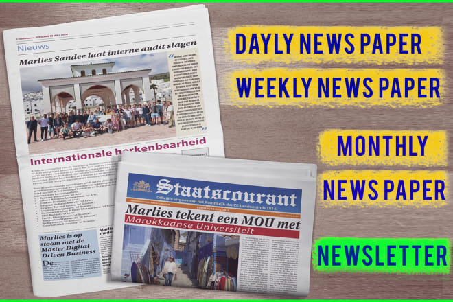 I will do advertorial newspaper, newsletter indesign layout toprint