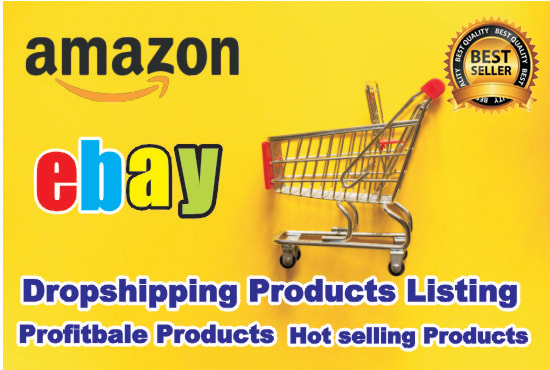 I will do amazon to ebay dropshipping listings