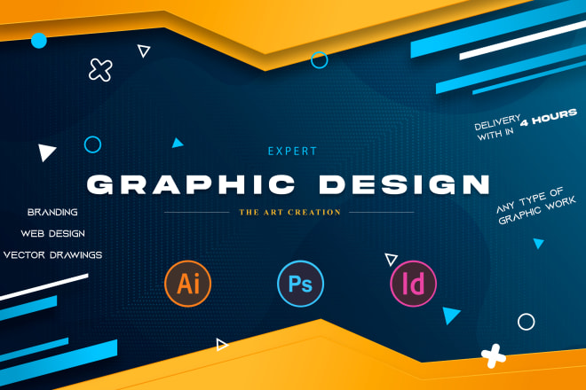 I will do any graphic design job in photoshop, illustrator, indesign