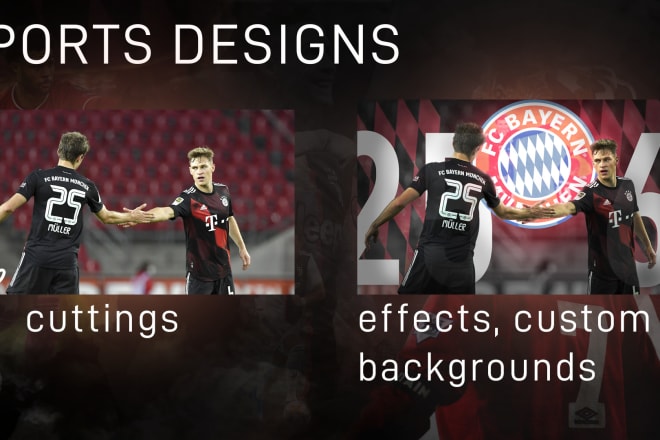 I will do any sport poster design, wallpaper, football edits