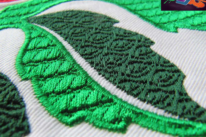 I will do apparel embroidery digitizing designing for shirt jacket cap mask lace batch