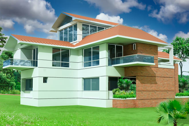 I will do architectural 3d modeling and rendering services