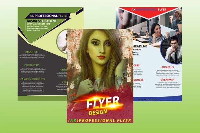 I will do awesome flyer design for your business service