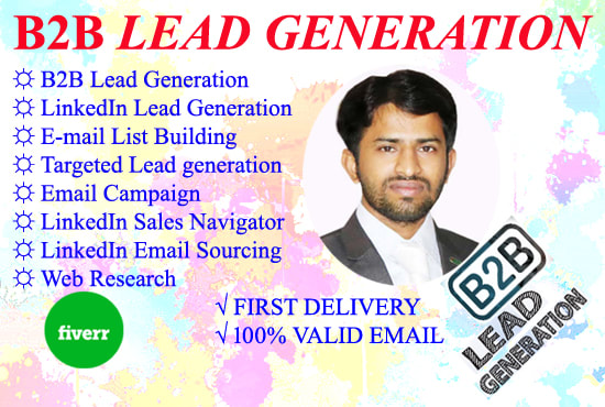 I will do b2b lead generation for your targeted business