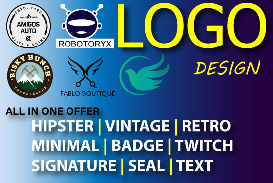 I will do basic cool versatile logo design or redesign