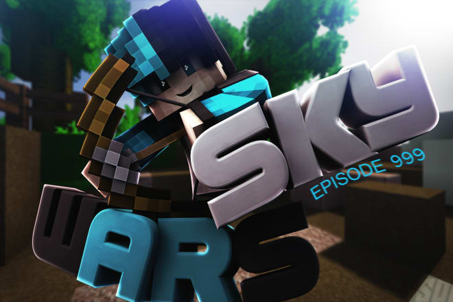 I will do best minecraft design banner and thumbnails