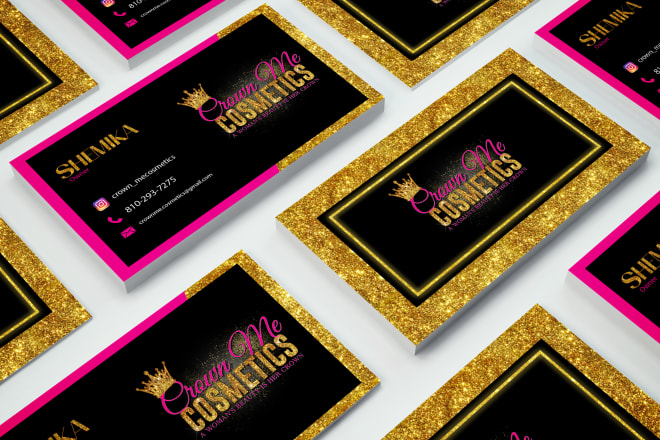 I will do boutique,eyelashes,beauty salon,nails,hair logo,business card,thank you card