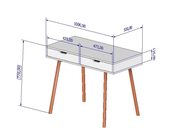 I will do cabinet designing for manufacturing