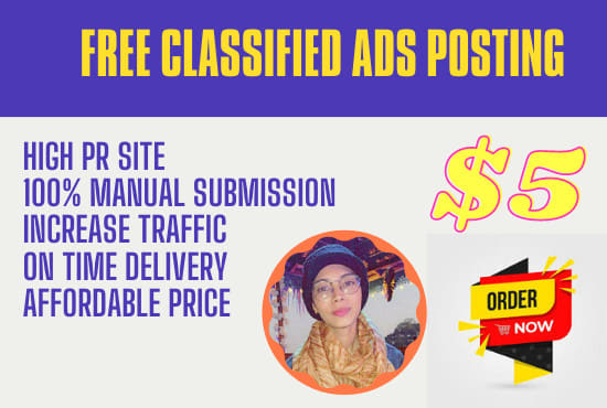 I will do classified ad posting on top USA, UK, canada ad sites