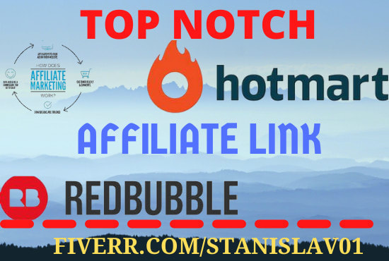 I will do clickbank affiliate link promotion,redbubble,hotmart,digistore marketing,USA