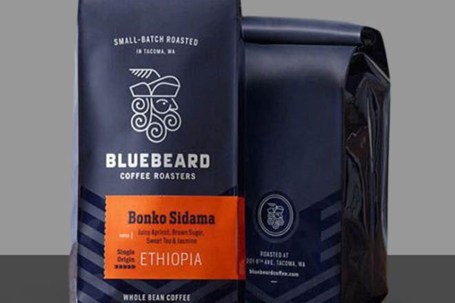 I will do coffee packaging and label design
