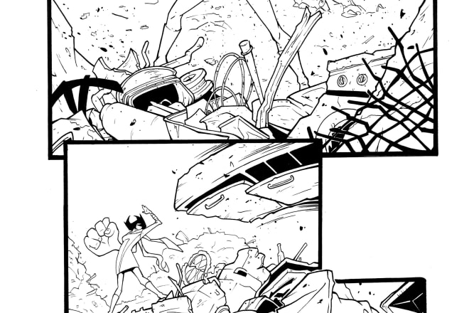 I will do comic book pages