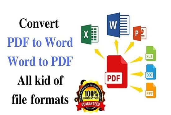 I will do convert PDF to word document or PDF to excel document