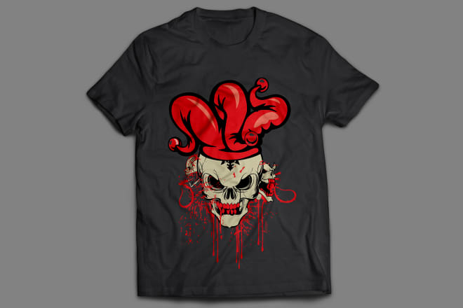 I will do create amazing skull tshirt designing