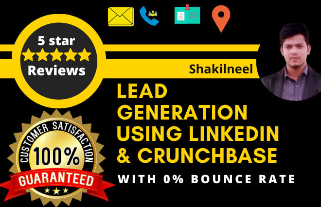 I will do crunchbase lead generation successfully