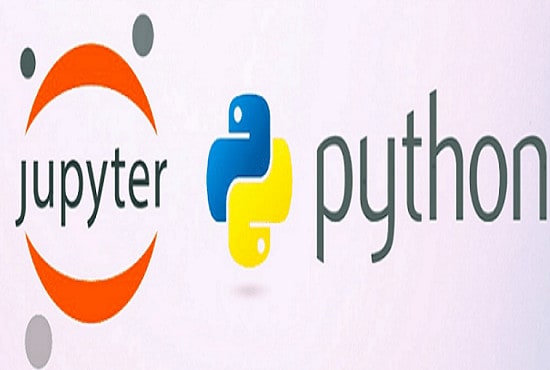 I will do data analysis using python on jupyter notebook