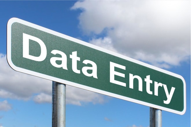 I will do data entry, lead gen, typing, virtual assistance