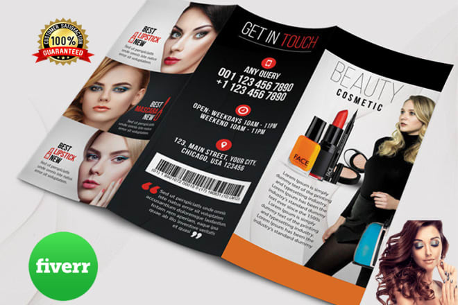 I will do designs beauty saloon,spa,gym prices or menu list