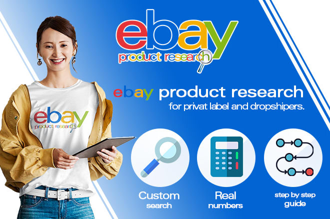 I will do ebay dropshipping product research and listing