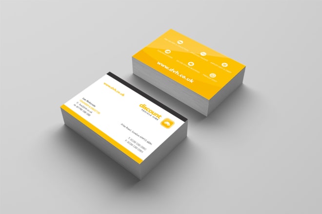 I will do elegant business card