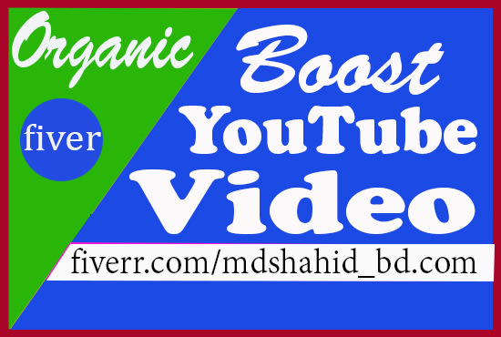 I will do fast organic youtube video promotion and music promotion