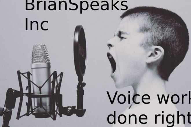 I will do free top notch voiceover work