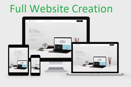 I will do full website creation with all the device layout