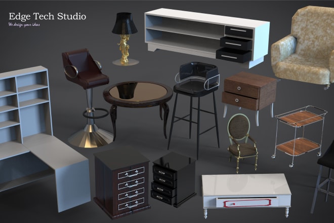 I will do furniture modelling and rendering